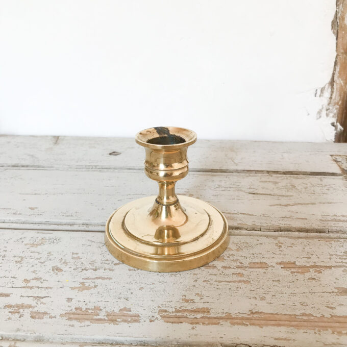 Image du bougeoir laiton ancien
