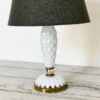 photo Lampe opaline vintage