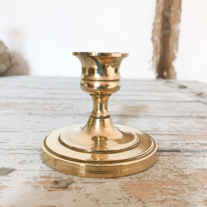Image du bougeoir laiton ancien