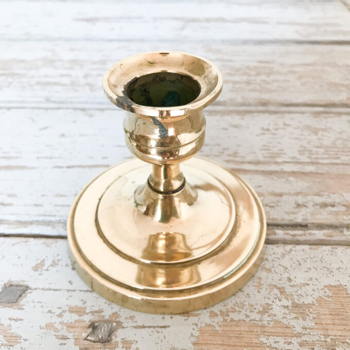 Image du bougeoir laiton ancien