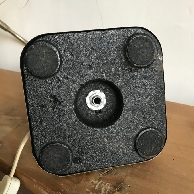 Image de la lampe de bureau métal et opaline