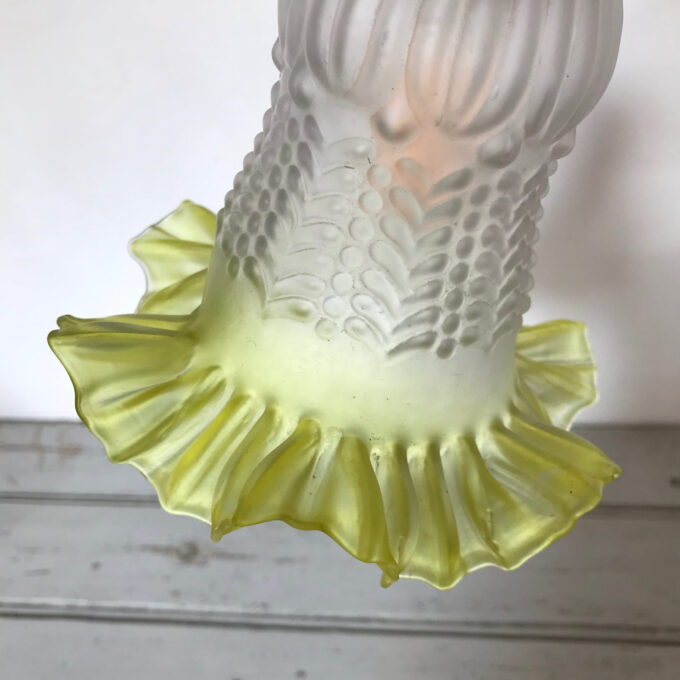 Image de la lampe de bureau laiton et opaline