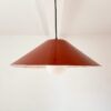 Image de la suspension vintage en métal terracotta