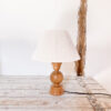 Photo de la lampe en bois