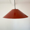 Image de la suspension vintage en métal terracotta