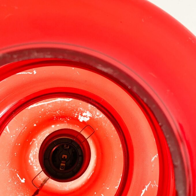 suspension en verre rouge vintage photo suspension en verre rouge vintage