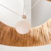 image suspension abat-jour raphia