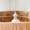 image suspension abat-jour raphia