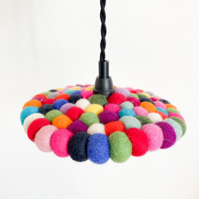 Baladeuse colorée en feutre image baladeuse colorée en feutre