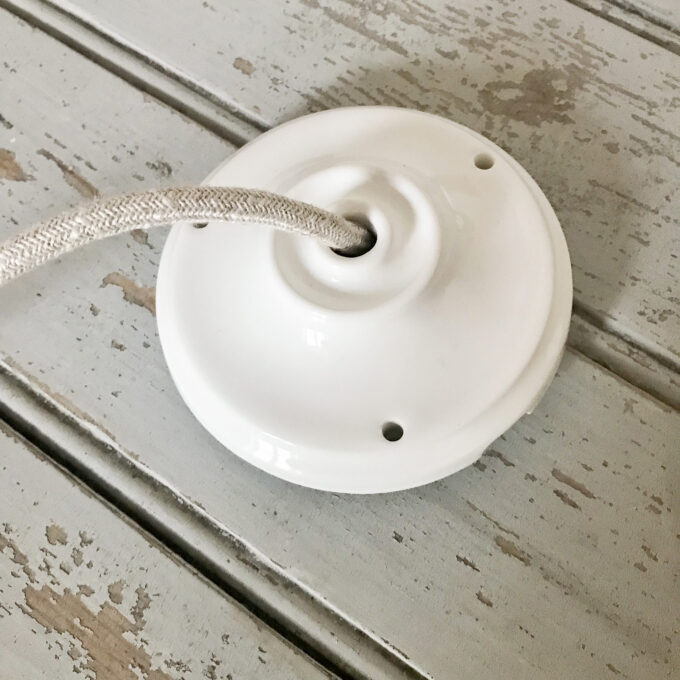 image suspension opaline blanche