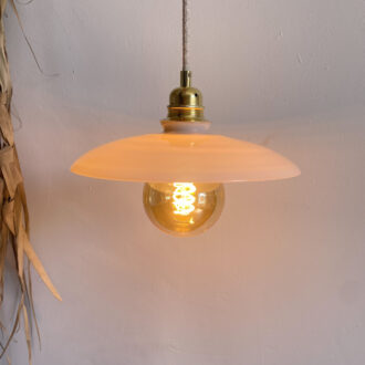 photo suspension opaline blanche