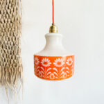 photo suspension vintage orange